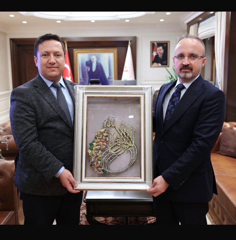 İÇİŞLERİ BAKAN YARDIMCISI Sn. BÜLENT TURAN’I ZİYARET ETTİK